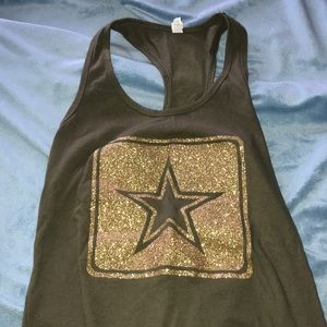 Awesome racerback Army symbol tank top
